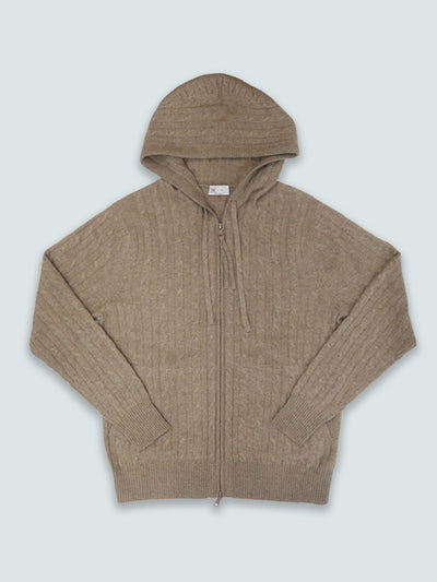 Classic Cable Knit Hoodie